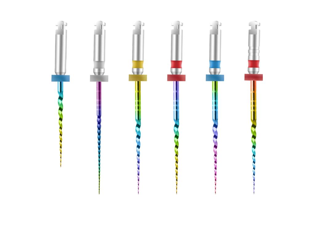 DENCO D-SHAPER Chameleon Series rotaciniai endodontiniai kanalų failai