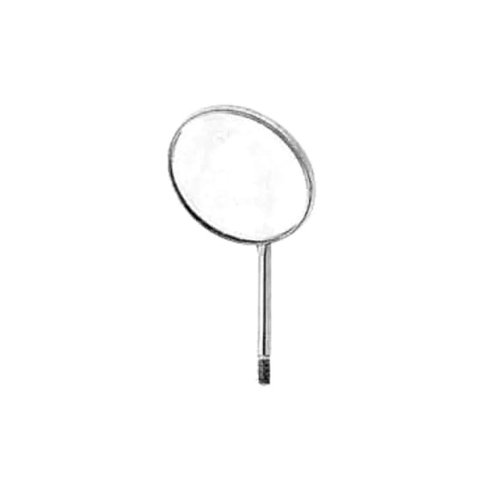 Mouth mirror head No. 4, Ø 22 mm (one of 12 shown)